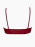 The Amelia Ruffle Edge Top - Merlot